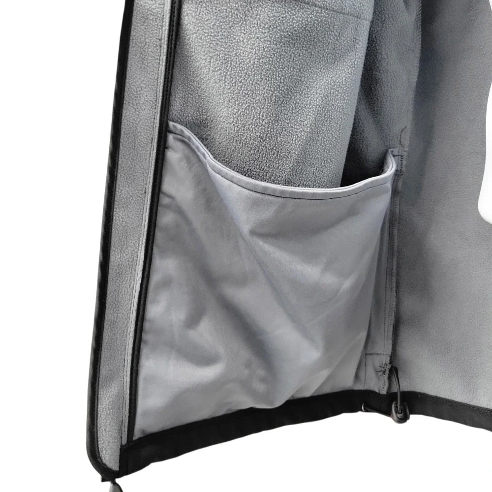 Clique Men Full Zip  Sz Lg Jacket Gray Lightweight‎ Activewear Outerwear  H482